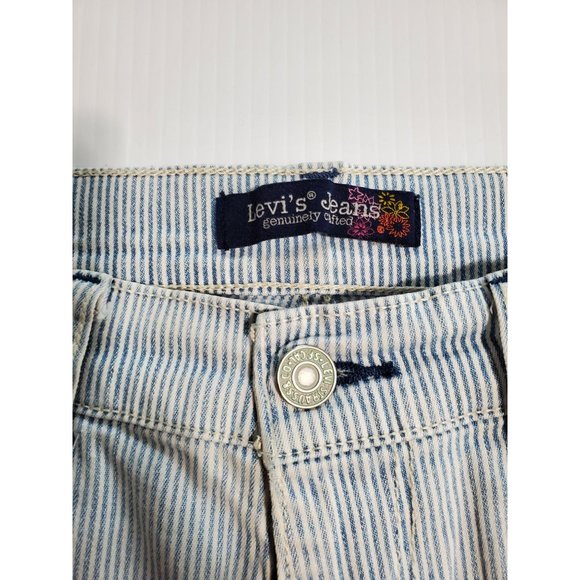 Levi's strauss shorts pants stripes sz5 356 - Picture 4 of 6